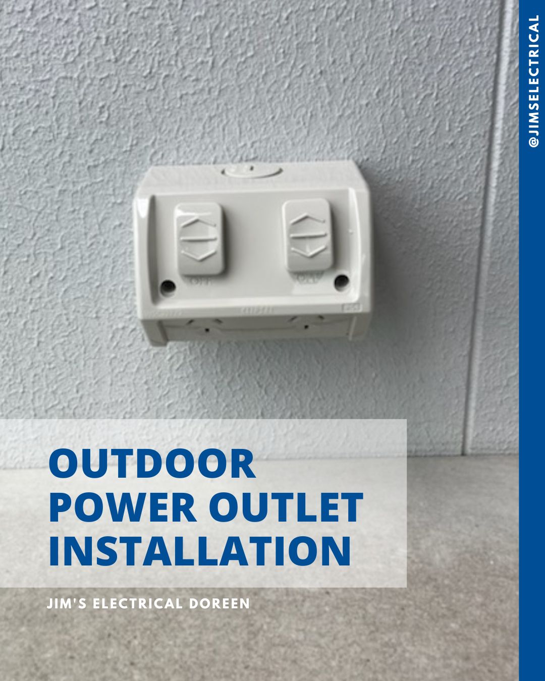 Outdoor Power Outlet Installation